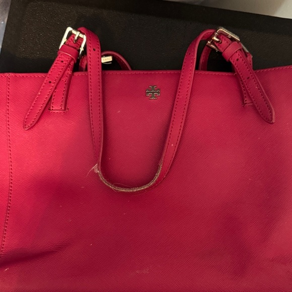 Tory Burch Handbags - Tory Burch Fuchsia Tote Bag
